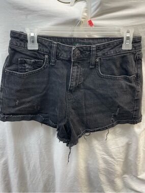 wild fable Black Distressed Denim Cutoff Shorts ladies sz 8